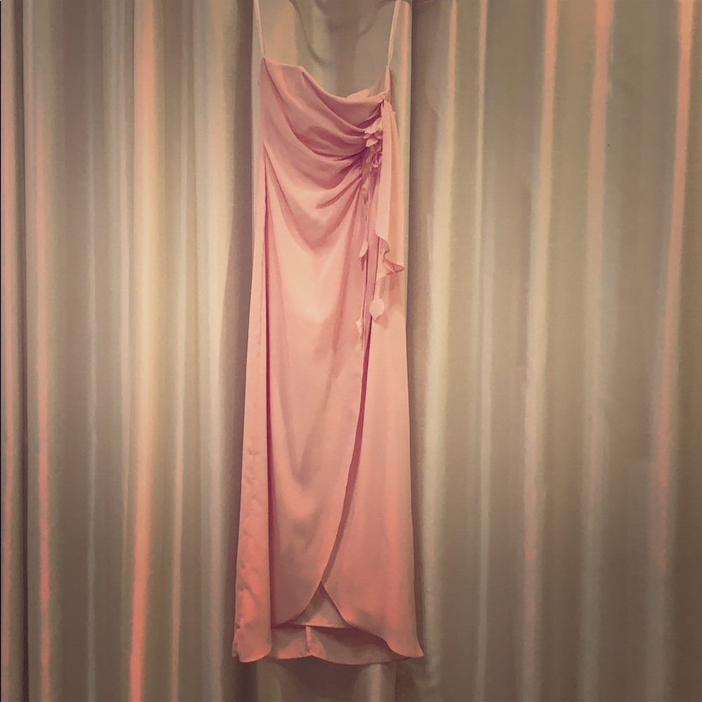 Gorgeous petal pink dress for any occasion